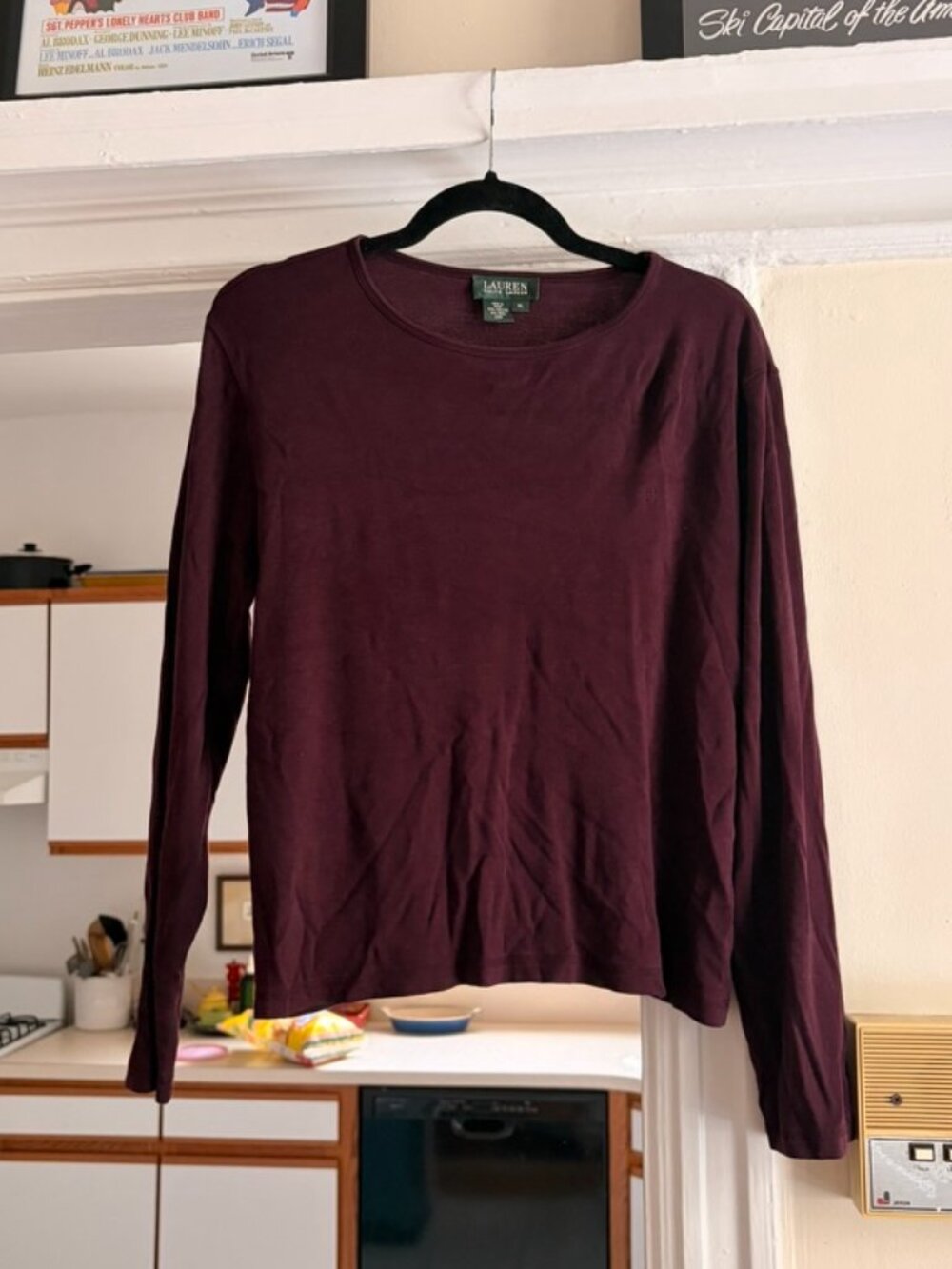 Lauren Ralph Lauren, port long-sleeve top
